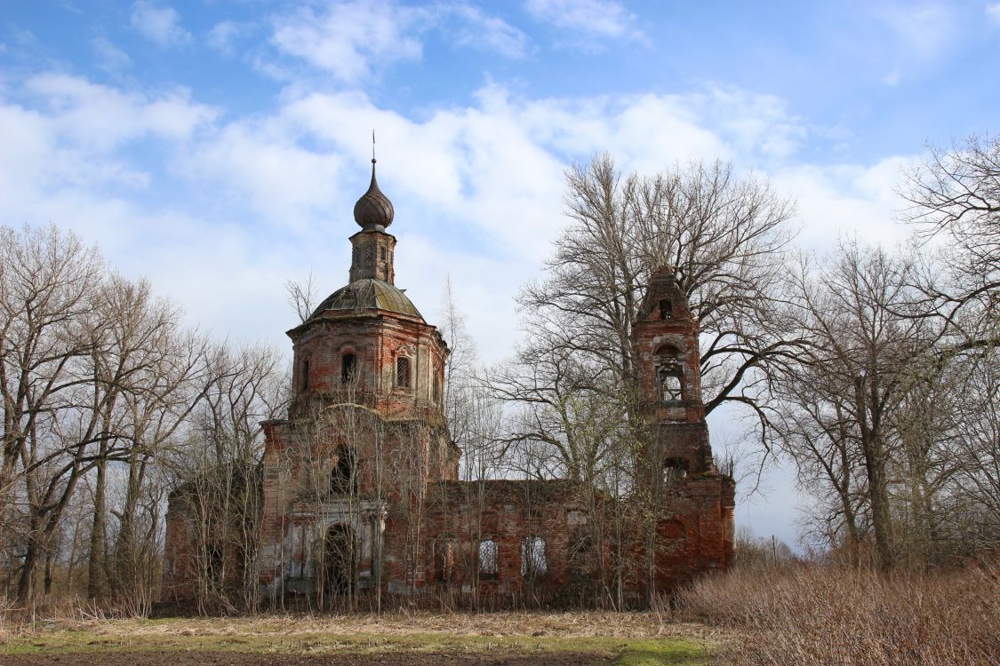 Тихвинское. Церковь Тихвинской иконы Божией Матери. фасады, Вид с севера