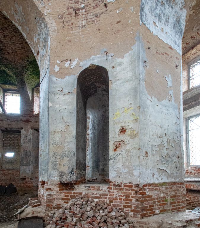 Церковь Спаса Всемилостивого, Спасс (Рыбинский район, Ярославская область). интерьер и убранство