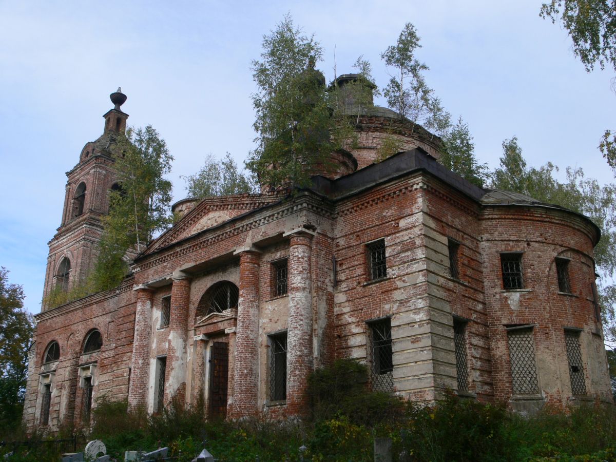 Церковь Спаса Всемилостивого, Спасс (Рыбинский район, Ярославская область). фасады