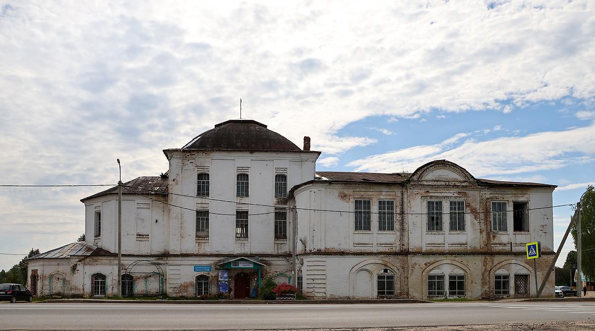 фасады. Церковь Преображения Господня, Кичменгский Городок (Кичменгско-Городецкий район, Вологодская область)