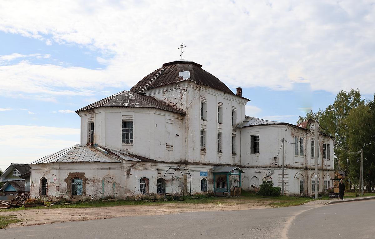 фасады. Церковь Преображения Господня, Кичменгский Городок (Кичменгско-Городецкий район, Вологодская область)