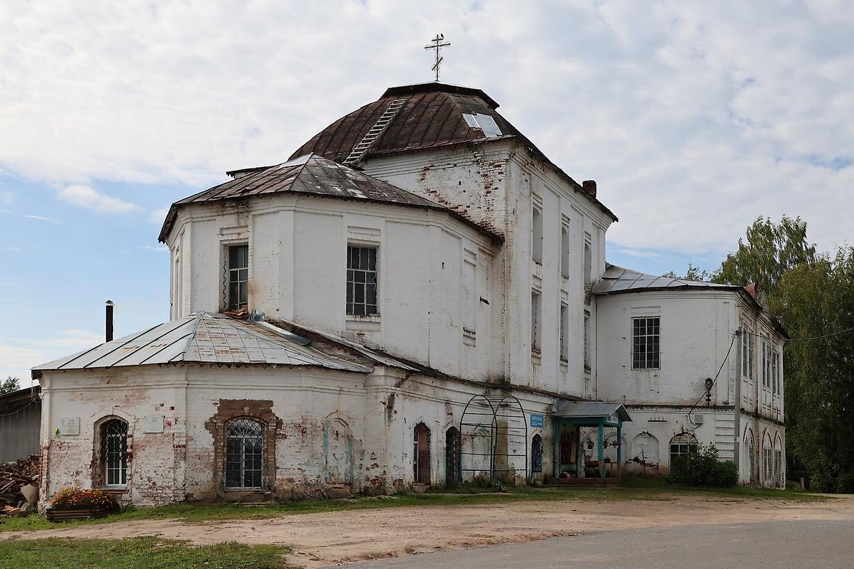 фасады. Церковь Преображения Господня, Кичменгский Городок (Кичменгско-Городецкий район, Вологодская область)