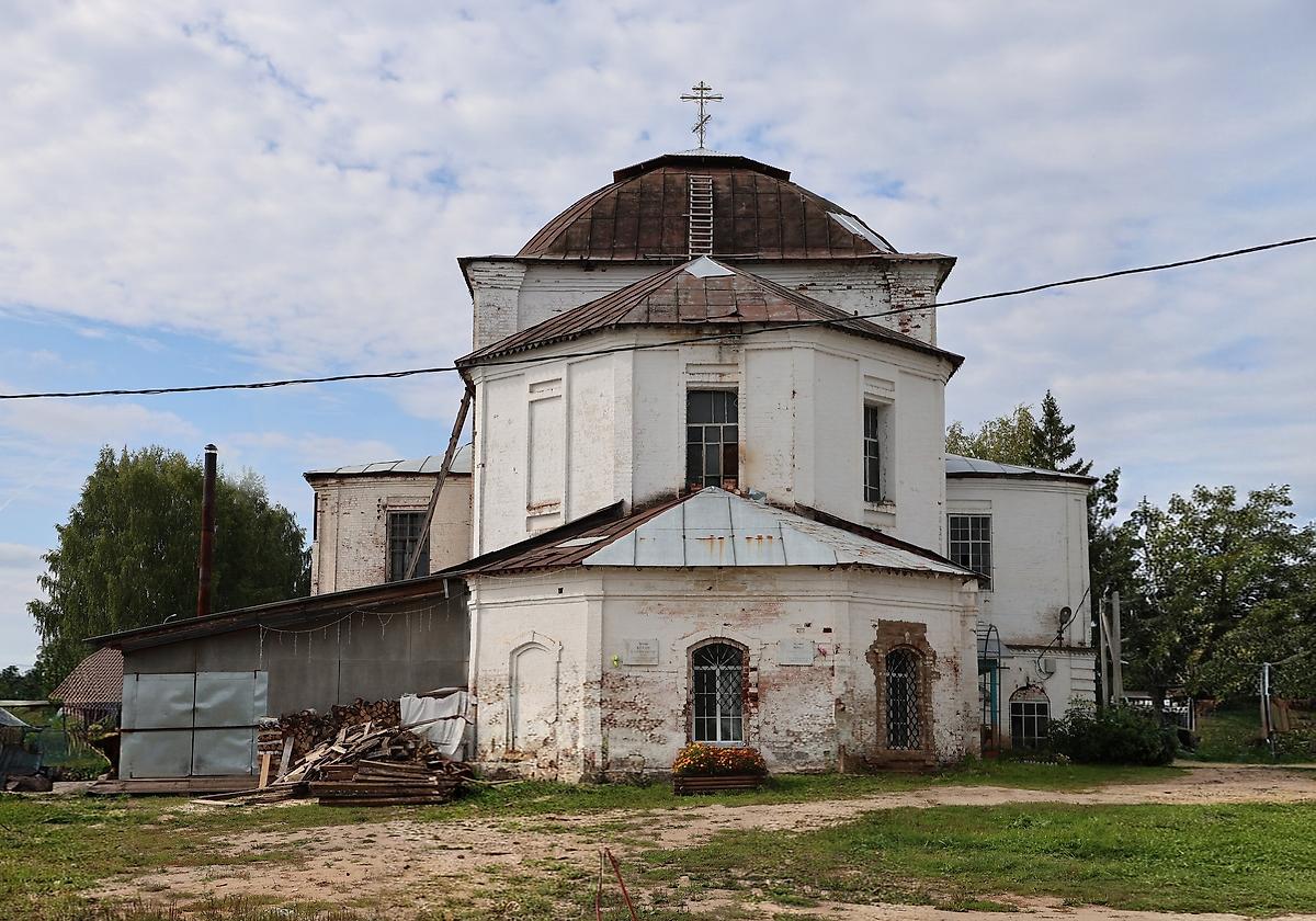 фасады. Церковь Преображения Господня, Кичменгский Городок (Кичменгско-Городецкий район, Вологодская область)