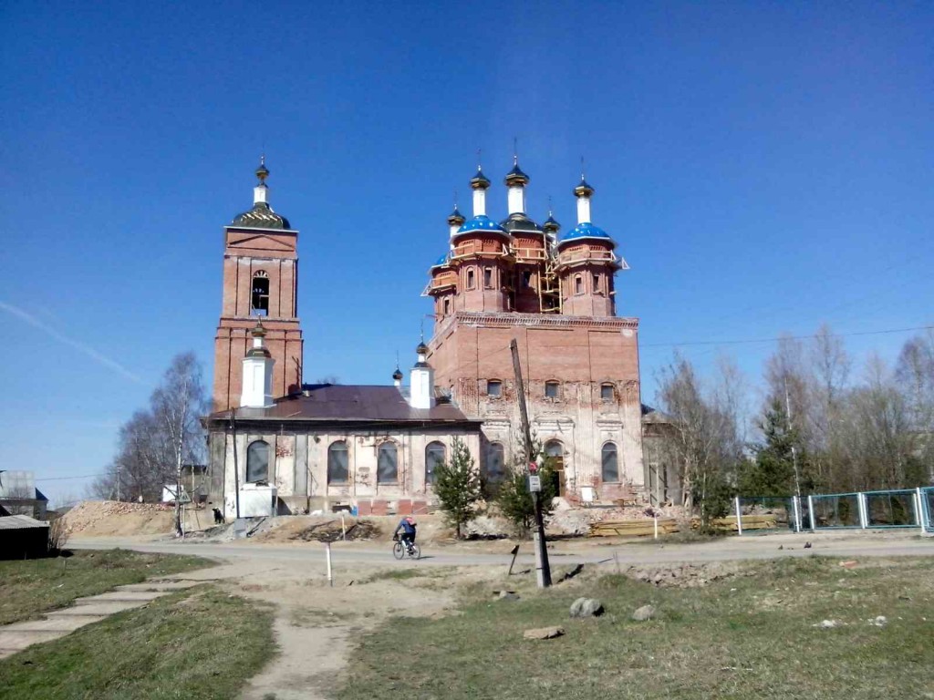 Шексна. Церковь Казанской иконы Божией Матери. фасады, ход реконструкции