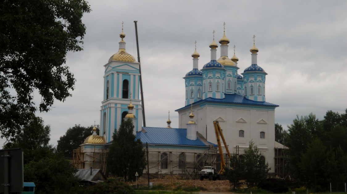 Церковь Казанской иконы Божией Матери, Шексна (Шекснинский район, Вологодская область). документальные фотографии