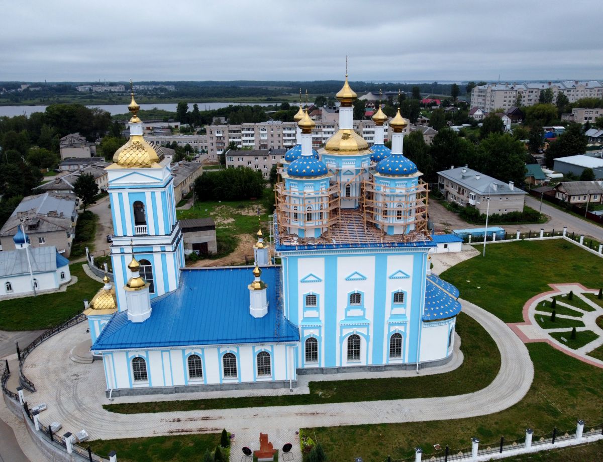 Шексна. Церковь Казанской иконы Божией Матери. фасады