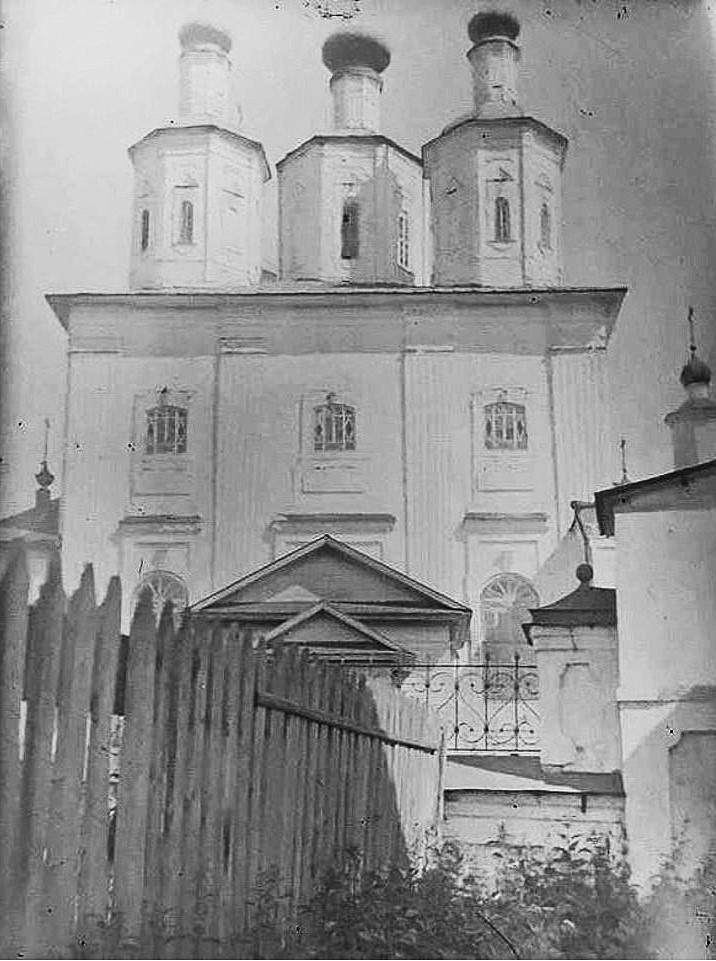 Церковь Казанской иконы Божией Матери, Шексна (Шекснинский район, Вологодская область). архивная фотография, Южная сторона. Фото Макарова Владимира Кузьмича 1931 г. из фондов Череповецкого музея. (ГК № 51514103)