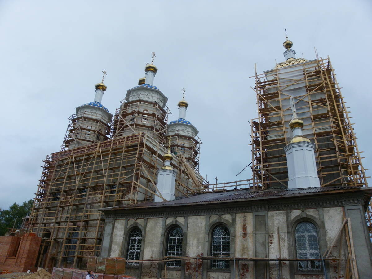 Церковь Казанской иконы Божией Матери, Шексна (Шекснинский район, Вологодская область). документальные фотографии
