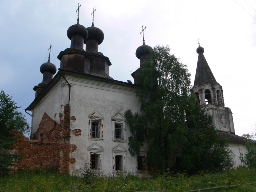 Церковь Рождества Христова, Никольское (Усть-Кубинский район, Вологодская область). фасады