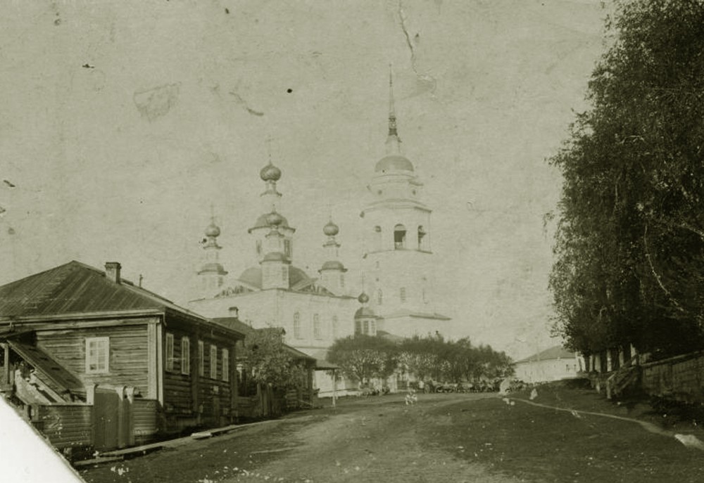 Верховажье. Собор Успения Пресвятой Богородицы. архивная фотография, Фото конца XIX века. 