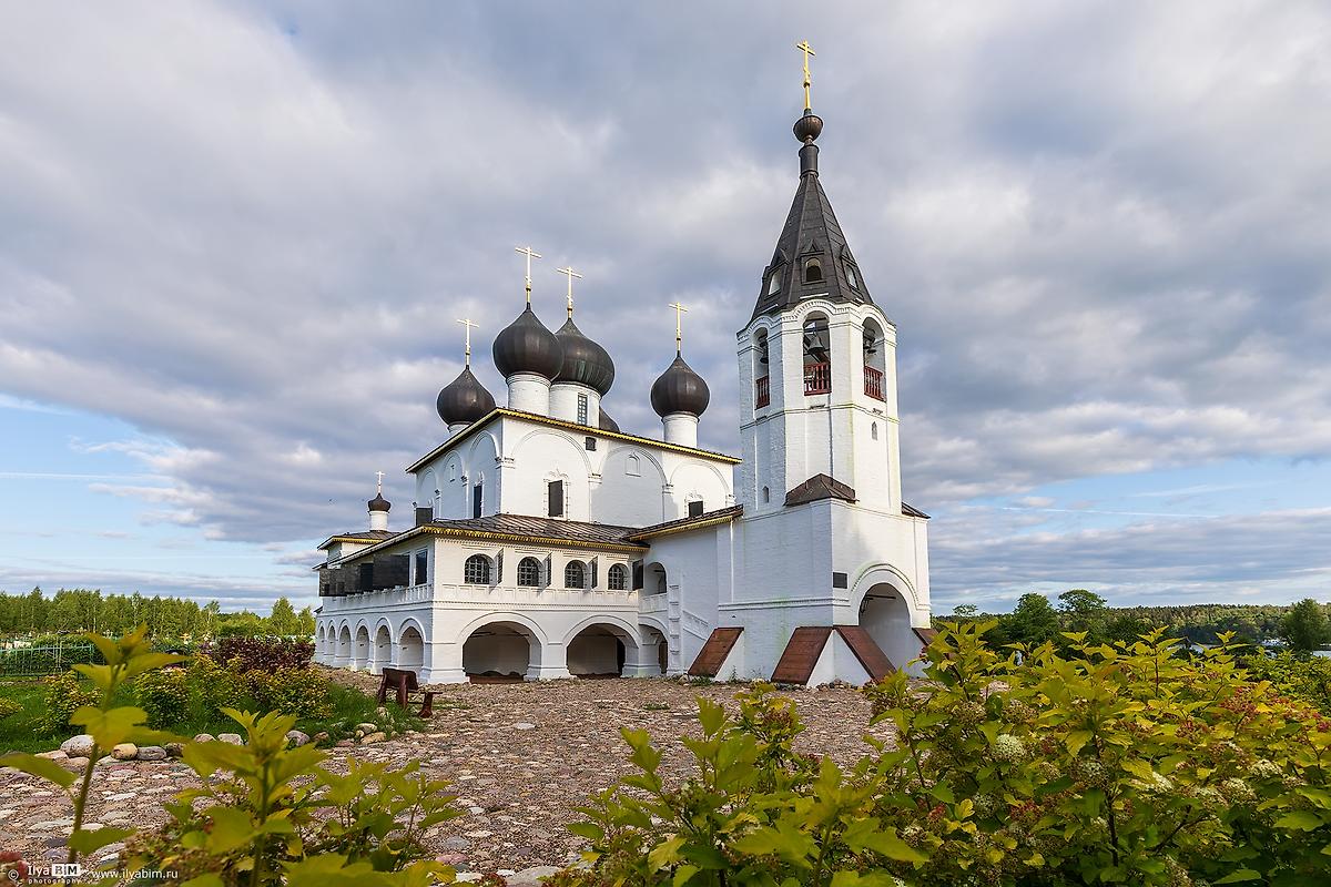 фасады. Церковь Богоявления Господня на Острову, Хопылёво (Рыбинский район, Ярославская область)