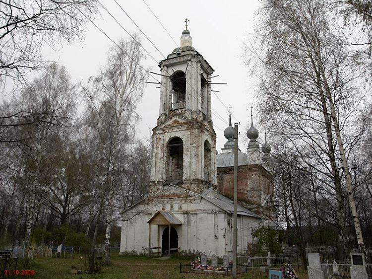 Церковь Владимирской иконы Божией Матери, Мишаки (Тутаевский район, Ярославская область). фасады