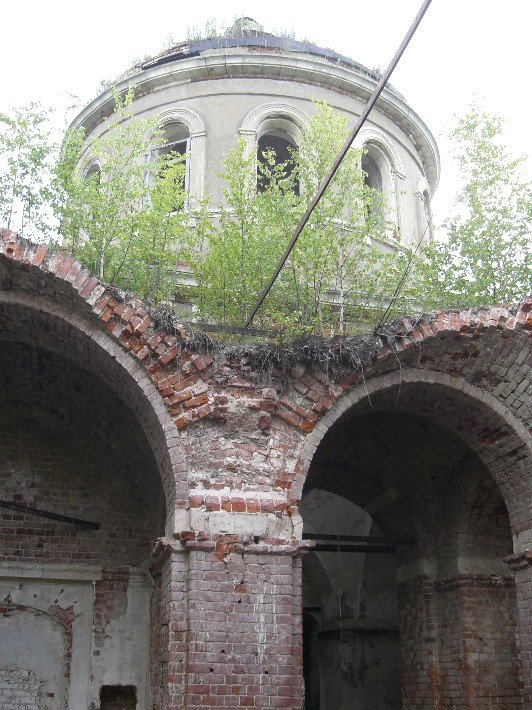 Церковь Троицы Живоначальной, Минеево, урочище (Дмитровский городской округ, Московская область). архитектурные детали, Троицкая церковь в Минеево