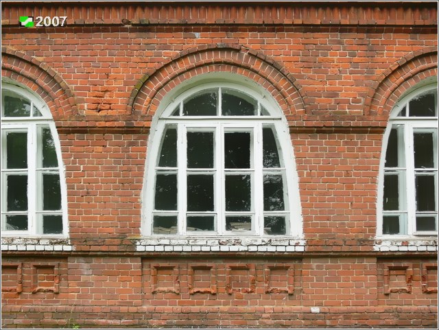Неизвестная церковь, Мишино (Муромский район и г. Муром, Владимирская область). архитектурные детали, Южный фасад фрагмент