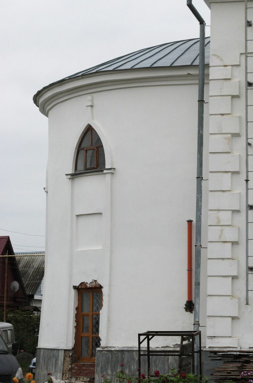 Киево-Николаевский монастырь. Церковь Покрова Пресвятой Богородицы, Алатырь (Алатырский район и г. Алатырь, Республика Чувашия). архитектурные детали, Апсида храма