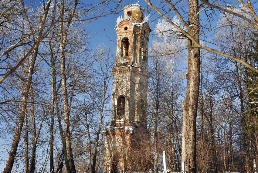 Церковь Благовещения Пресвятой Богородицы, Васильевское (Гагаринский район, Смоленская область). общий вид в ландшафте