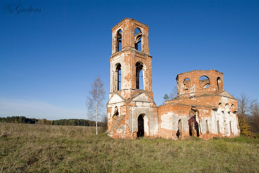 Церковь Казанской иконы Божией Матери, Иванково на Лиге (Борисоглебский район, Ярославская область). фасады, внешний вид храма