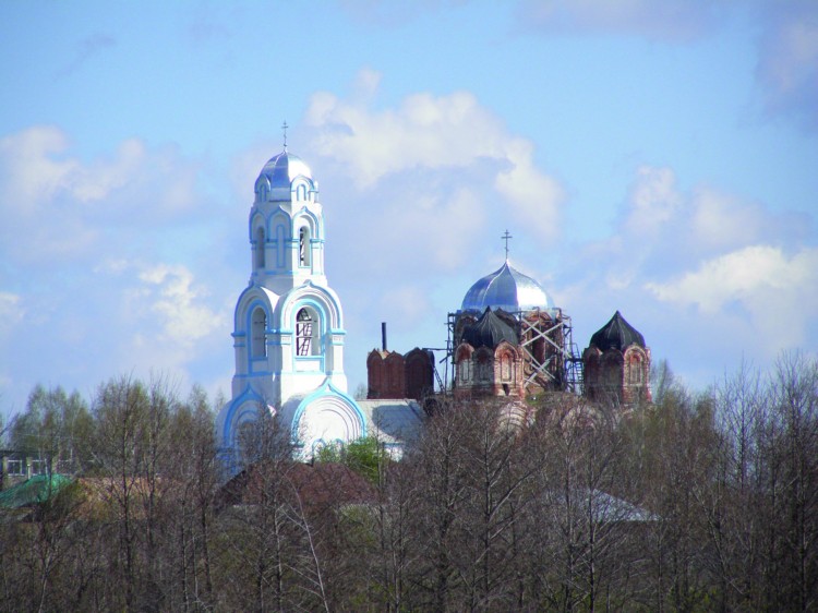 Церковь Николая Чудотворца, Кишалы (Атюрьевский район, Республика Мордовия). общий вид в ландшафте
