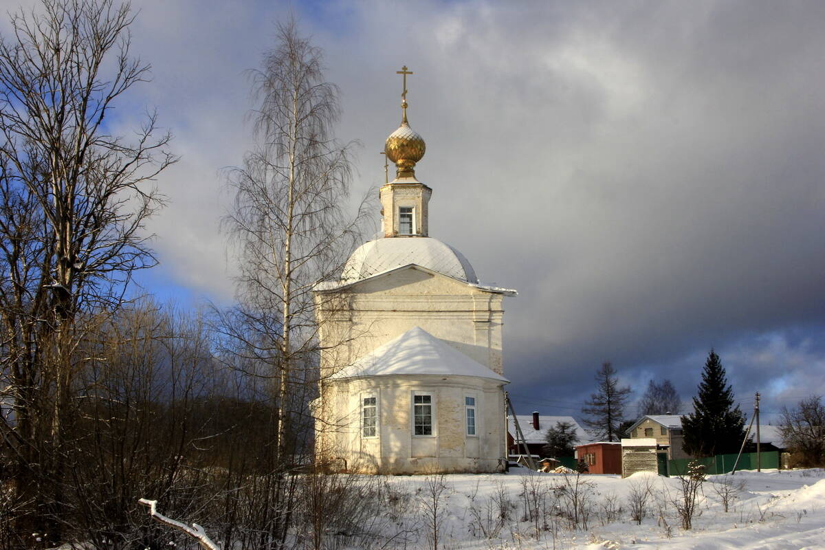 Церковь Иоанна Предтечи, Сидоровское (Ивановский район, Ивановская область). фасады, Вид с вотока.
