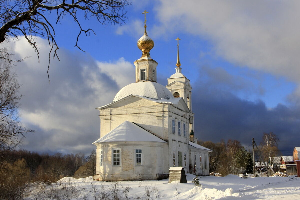 Церковь Иоанна Предтечи, Сидоровское (Ивановский район, Ивановская область). фасады, Вид с северо-востока.