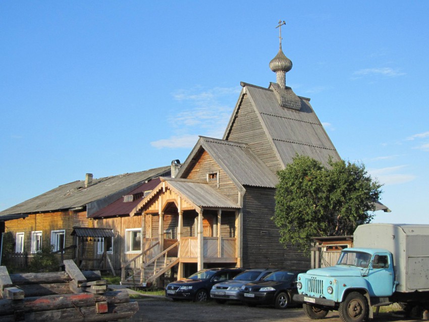 Рабочеостровск. Церковь Троицы Живоначальной. фасады, вид с запада