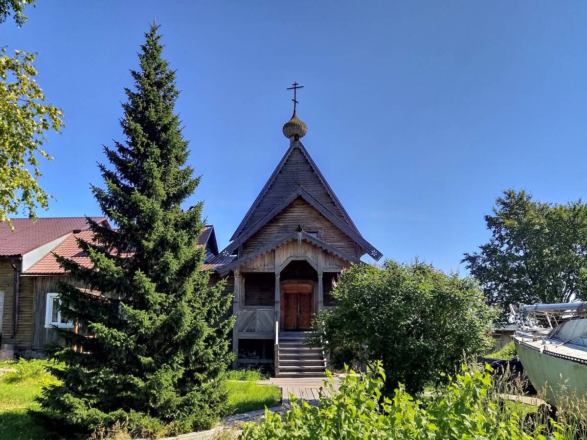 Церковь Троицы Живоначальной, Рабочеостровск (Кемский район, Республика Карелия). фасады