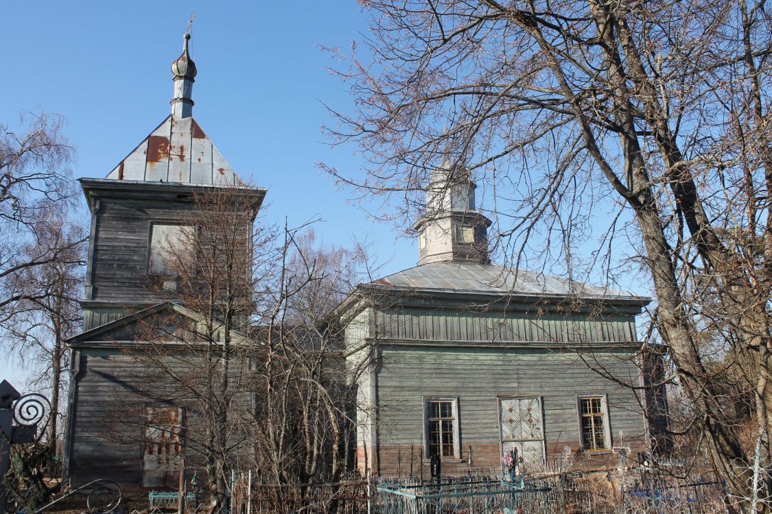 Княжино. Церковь Покрова Пресвятой Богородицы. фасады