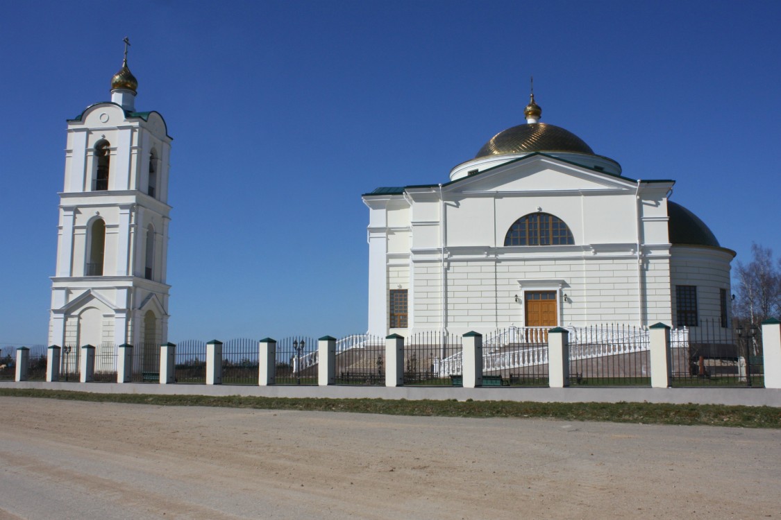 Мольгино. Церковь Спаса Преображения (новая). фасады