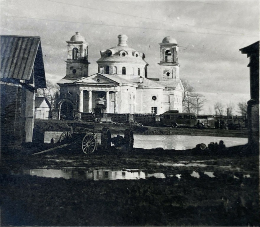 Торбеево. Церковь Вознесения Господня. архивная фотография, Фото 1941 г. с аукциона e-bay.de