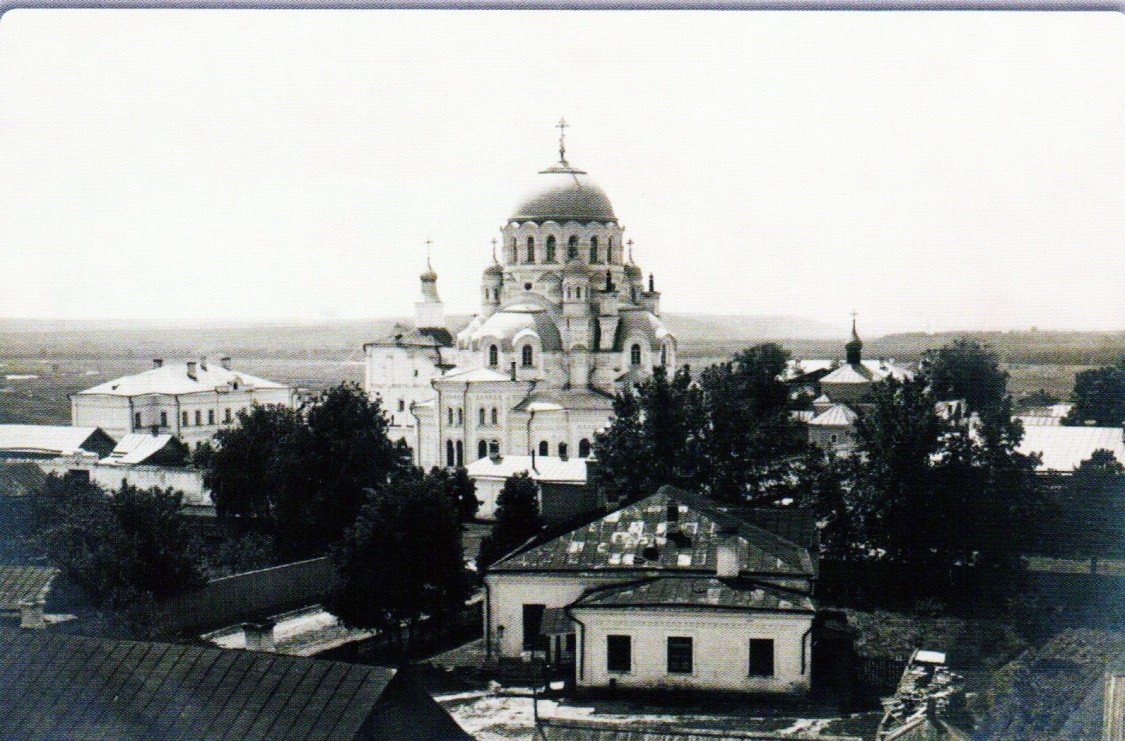 Свияжск. Иоанно-Предтеченский монастырь. архивная фотография, Общий вид монастыря. С почтовой фотооткрытки нач.1900-х гг.