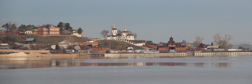 Церковь Константина и Елены, Свияжск (Зеленодольский район, Республика Татарстан). общий вид в ландшафте