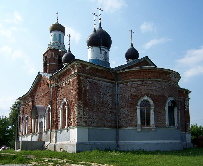 Карпово. Церковь Покрова Пресвятой Богородицы. фасады