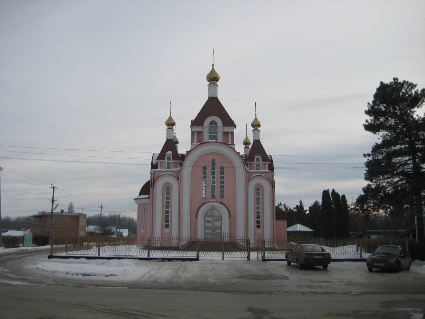 Новоивановское. Церковь Иоанна Богослова. общий вид в ландшафте