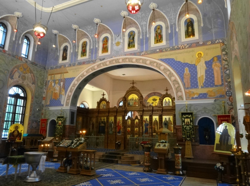 Церковь Сергия Радонежского в Царском Селе, Пушкин (София) (Санкт-Петербург, Пушкинский район, г. Санкт-Петербург). интерьер и убранство