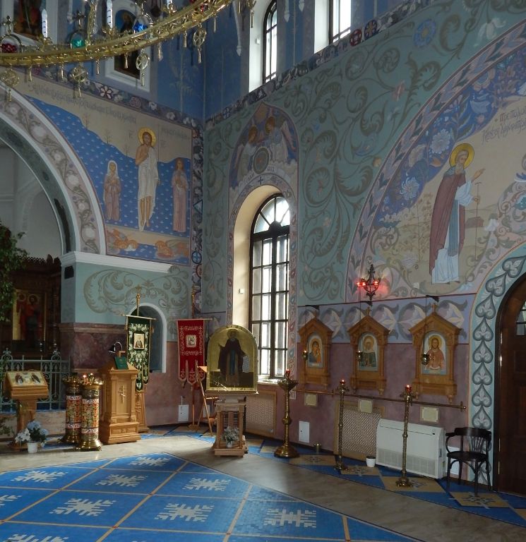 Церковь Сергия Радонежского в Царском Селе, Пушкин (София) (Санкт-Петербург, Пушкинский район, г. Санкт-Петербург). интерьер и убранство