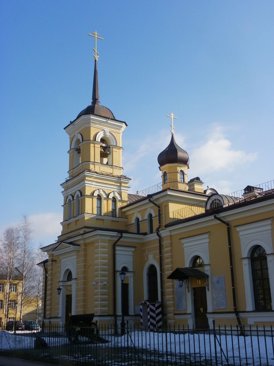 фасады. Церковь Сергия Радонежского в Царском Селе, Пушкин (София) (Санкт-Петербург, Пушкинский район, г. Санкт-Петербург)