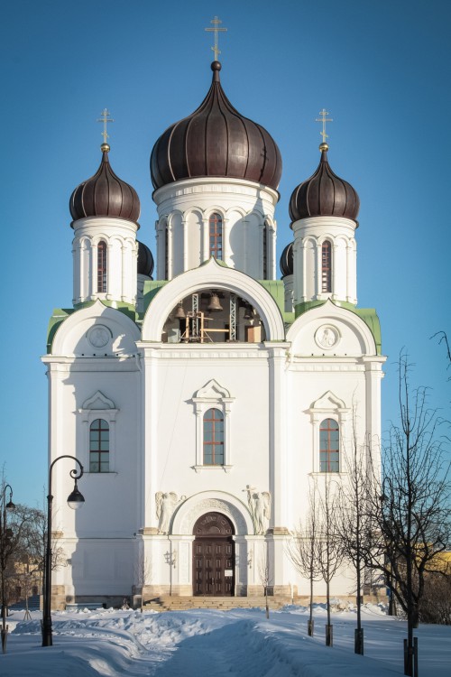 Пушкин (Царское Село). Собор Екатерины в Царском Селе (новый). фасады