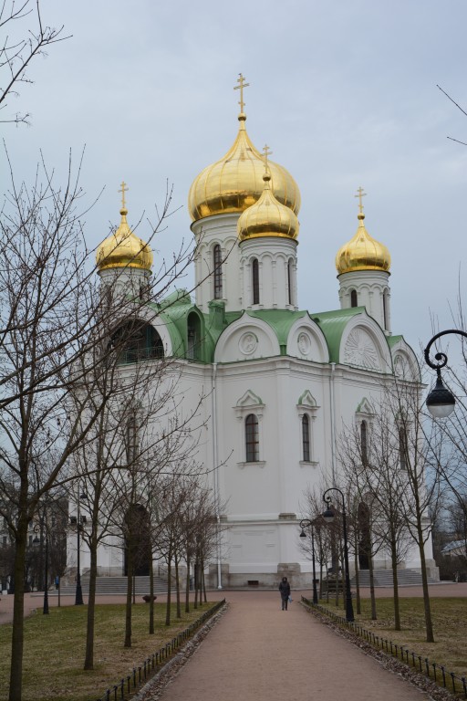 Пушкин (Царское Село). Собор Екатерины в Царском Селе (новый). фасады