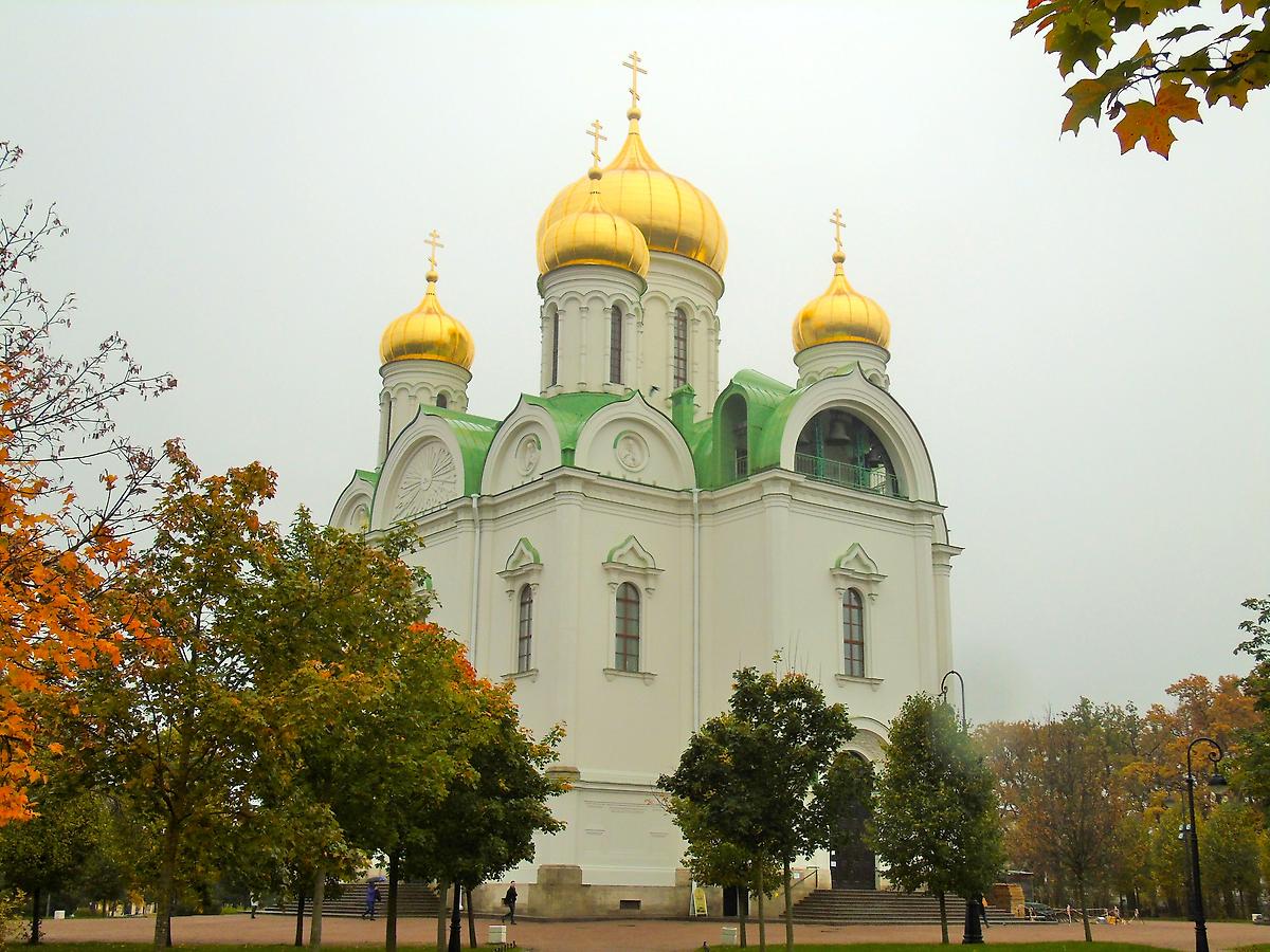 фасады. Собор Екатерины в Царском Селе (новый), Пушкин (Царское Село) (Санкт-Петербург, Пушкинский район, г. Санкт-Петербург)