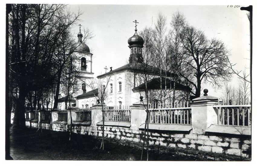 Церковь Казанской иконы Божией Матери, Тосно (Тосненский район, Ленинградская область). архивная фотография, Частная коллекция. Фото 1910-х годов