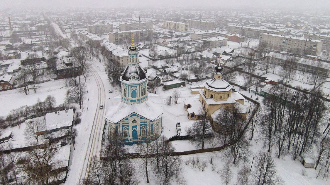 Торопец. Тихоновский женский монастырь. общий вид в ландшафте