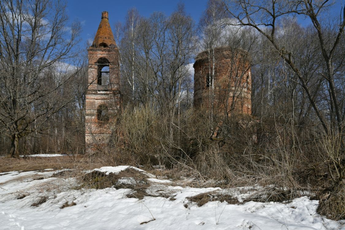 Дмитриевское. Церковь Димитрия Солунского. фасады, Вид с юга