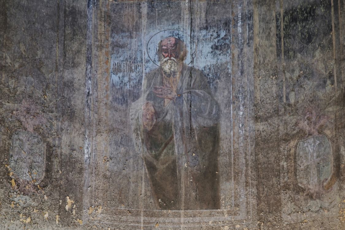 Церковь Димитрия Солунского, Дмитриевское (Малоярославецкий район, Калужская область). интерьер и убранство, Фрагмент храмовой живописи - Апостол Симон