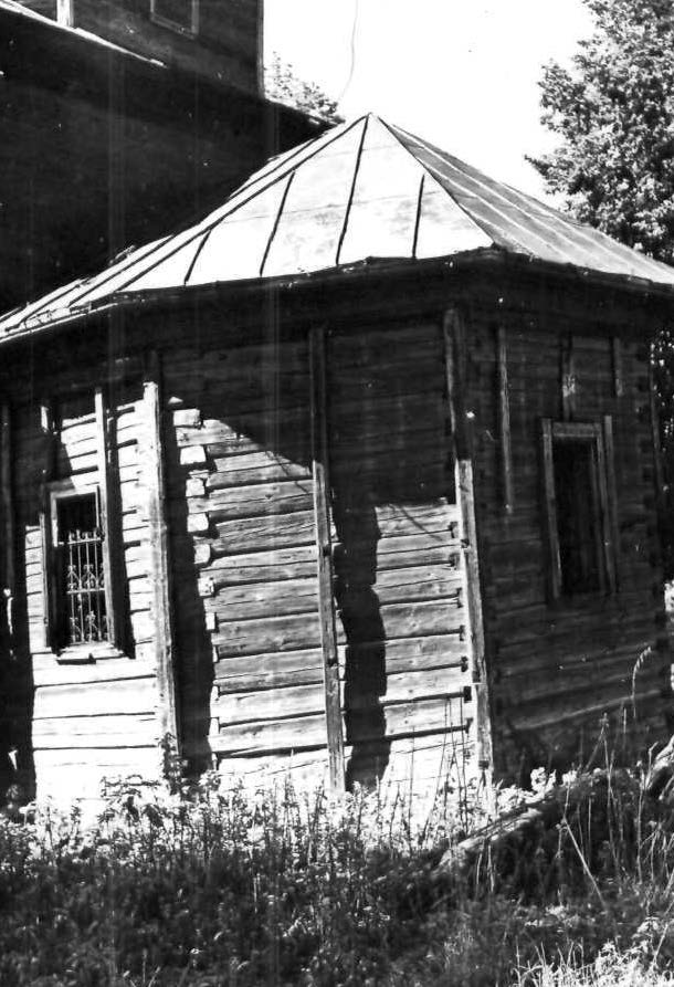 Паспорт памятника истории и культуры СССР, фотограф Г.К.Игнатьев, 1970г, архивная фотография. Церковь Смоленской иконы Божией Матери, Хрустали (Малоярославецкий район, Калужская область)