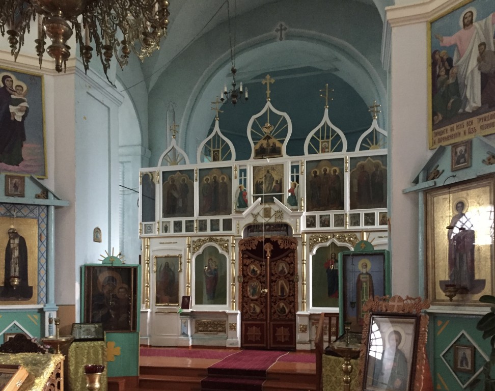 Церковь Евфимия Нового, Екатериноградская (Прохладненский район, Республика Кабардино-Балкария). интерьер и убранство, Иконостас