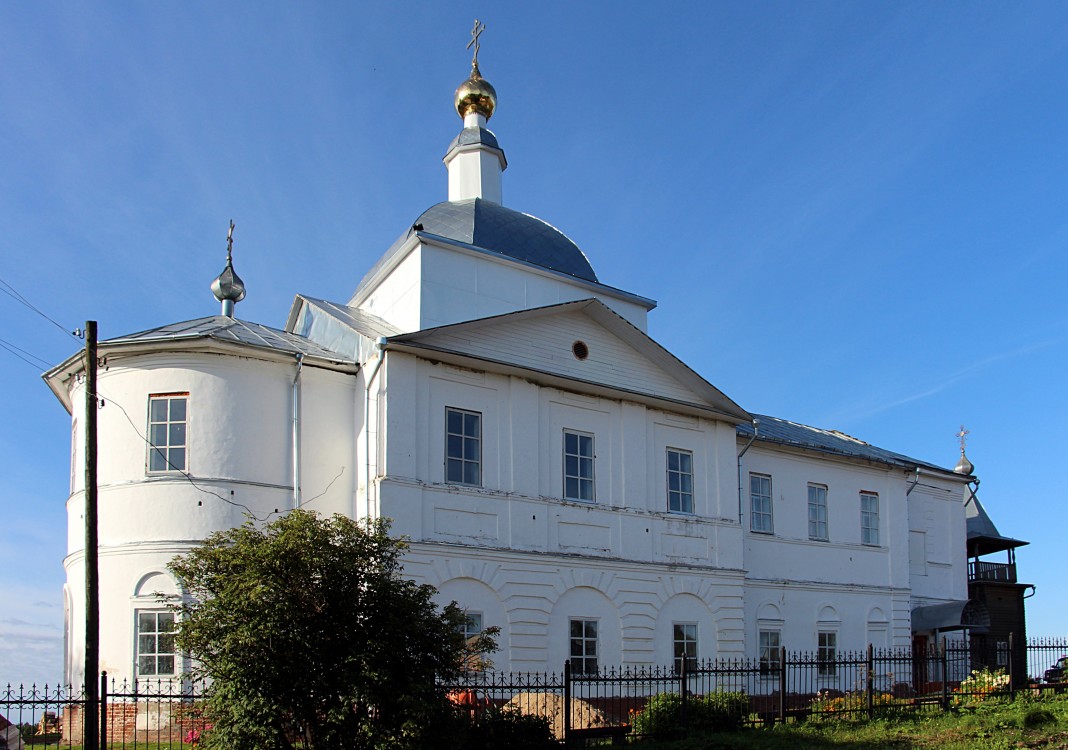 Церковь Воскресения Христова, Сямжа (Сямженский район, Вологодская область). фасады