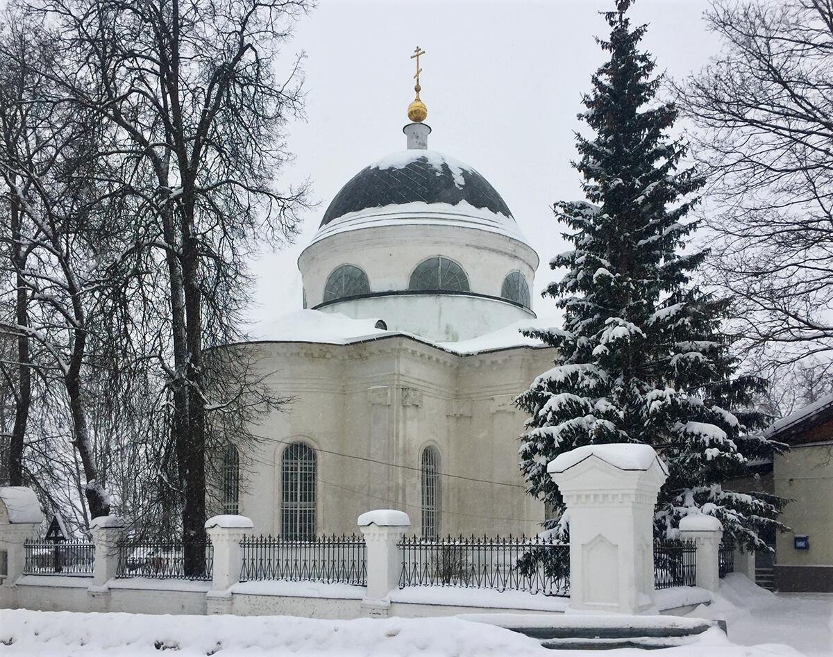 Церковь Иоанна Предтечи, Фряново (Щёлковский городской округ и г. Фрязино, Московская область). фасады, Вид с северо-востока