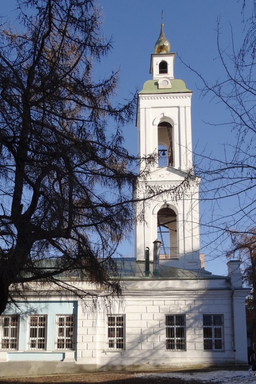Рязань. Церковь Вознесения Господня. фасады, Фрагмент южного фасада и колокольни