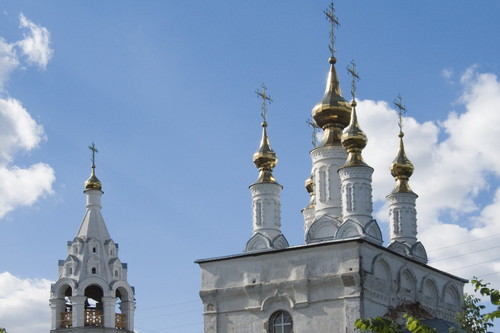 Церковь Благовещения Пресвятой Богородицы, Рязань (Рязань, город, Рязанская область). архитектурные детали, Расположена на ул. Свободы