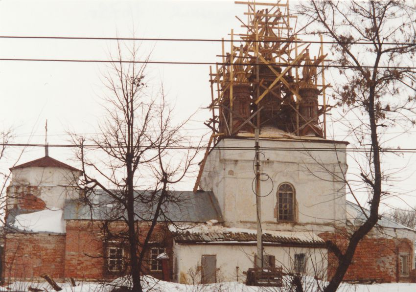 Рязань. Церковь Благовещения Пресвятой Богородицы. документальные фотографии, В момент реставрации